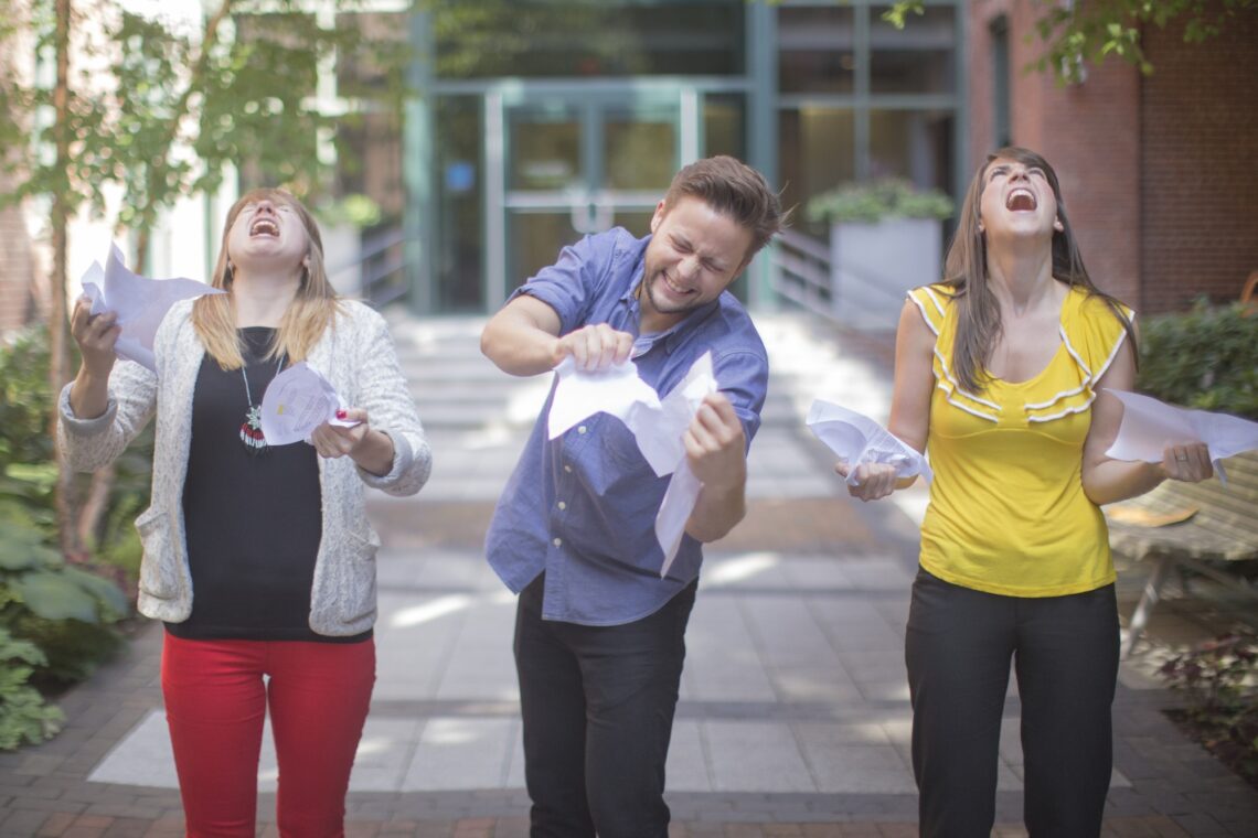 People Frustrated Ripping Paper