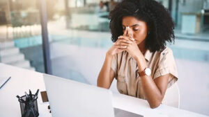 Person At Desk