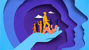 Illustration People In Hand