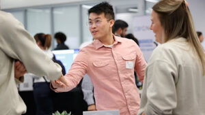 Person Shaking Hands